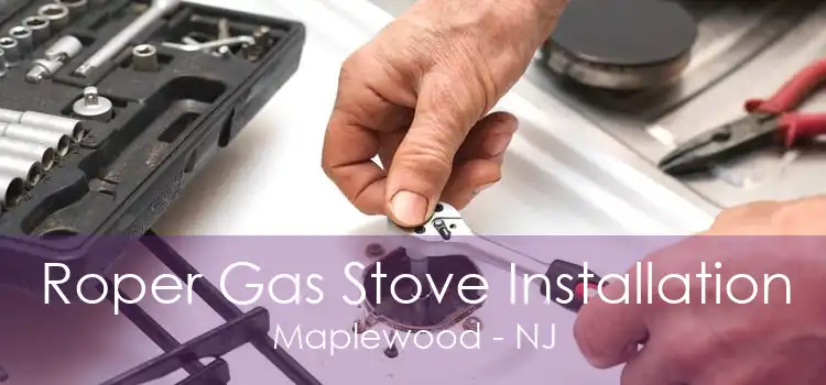 Roper Gas Stove Installation Maplewood - NJ